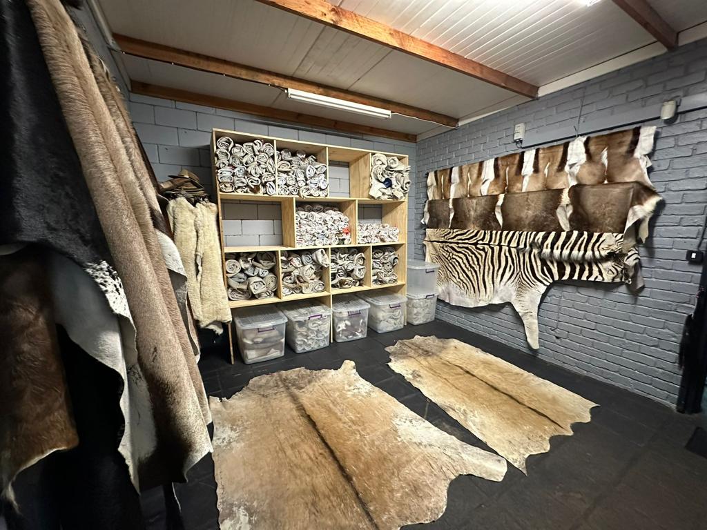 Cape Game Skin Tannery Show room